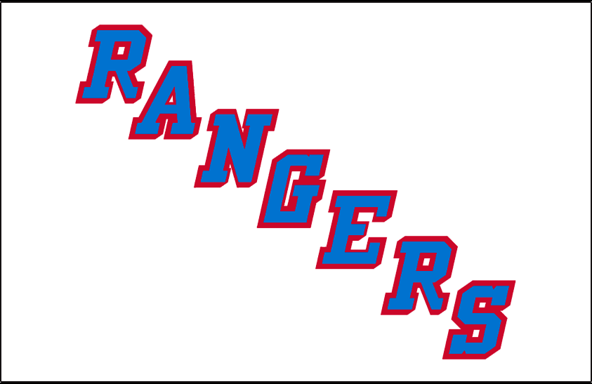 New York Rangers 1978 79-1998 99 Jersey Logo iron on paper